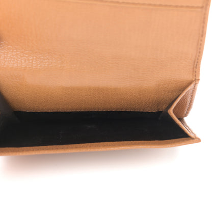 Gucci Calfskin Studded Blondie Compact French Flap Wallet Brown 6 of 11