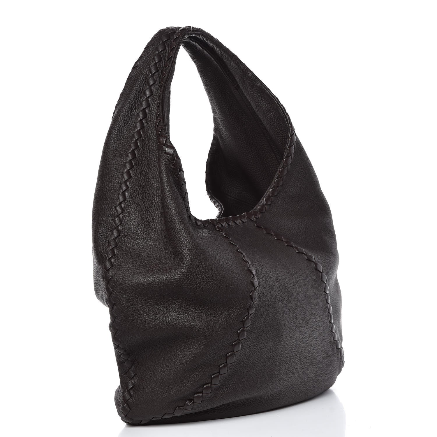 Bottega Veneta Cervo Deerskin Large Hobo Espresso 3 of 8