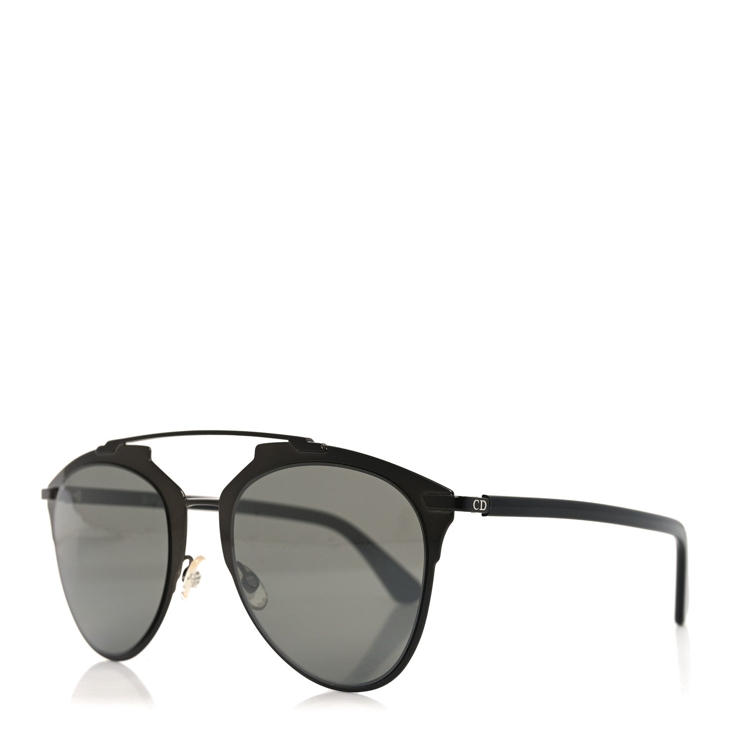 Christian Dior Reflected Prism Mirrored Sunglasses Black 1 of 8