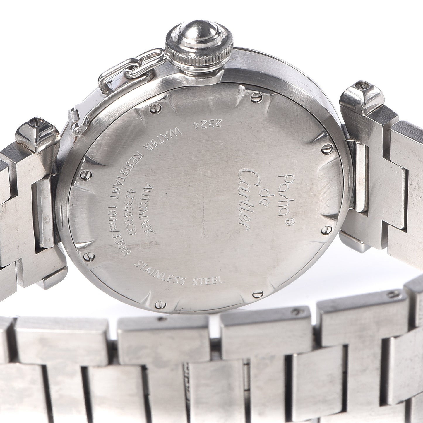 Stainless Steel 35mm Pasha C Automatic Watch Black