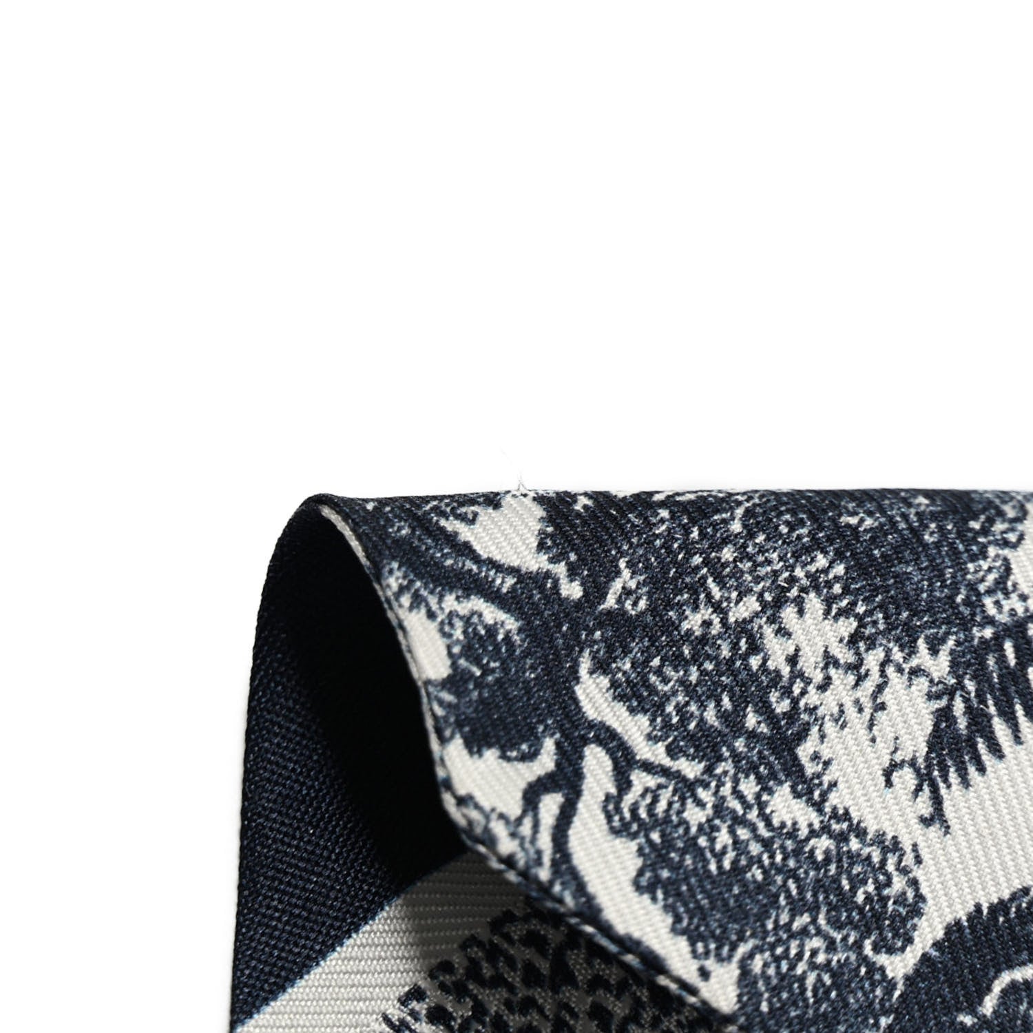 Christian Dior Silk Toile De Jouy Mitzah Scarf White 6 of 6
