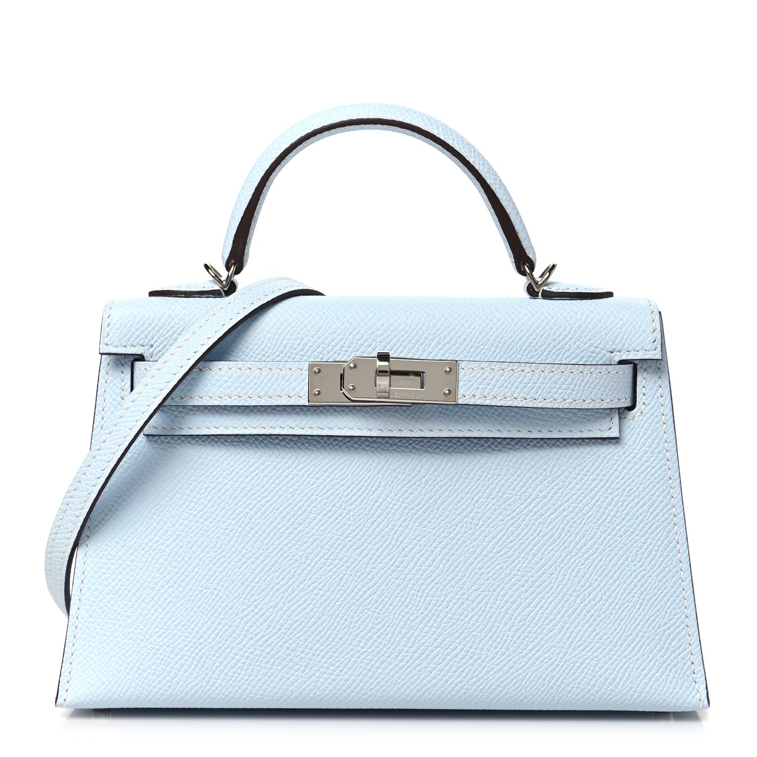 Hermes Epsom Mini Kelly Sellier 20 Bleu Brume 1 of 10