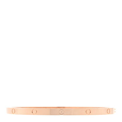 Cartier 18K Pink Gold Small LOVE Bracelet 17 1 of 6