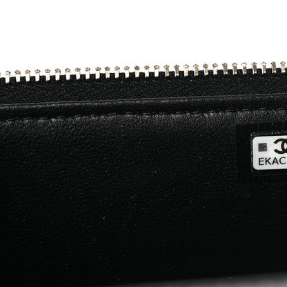 Chanel Lambskin Quilted Small Pillow Crush Vanity Case With Chain Black 7 of 12