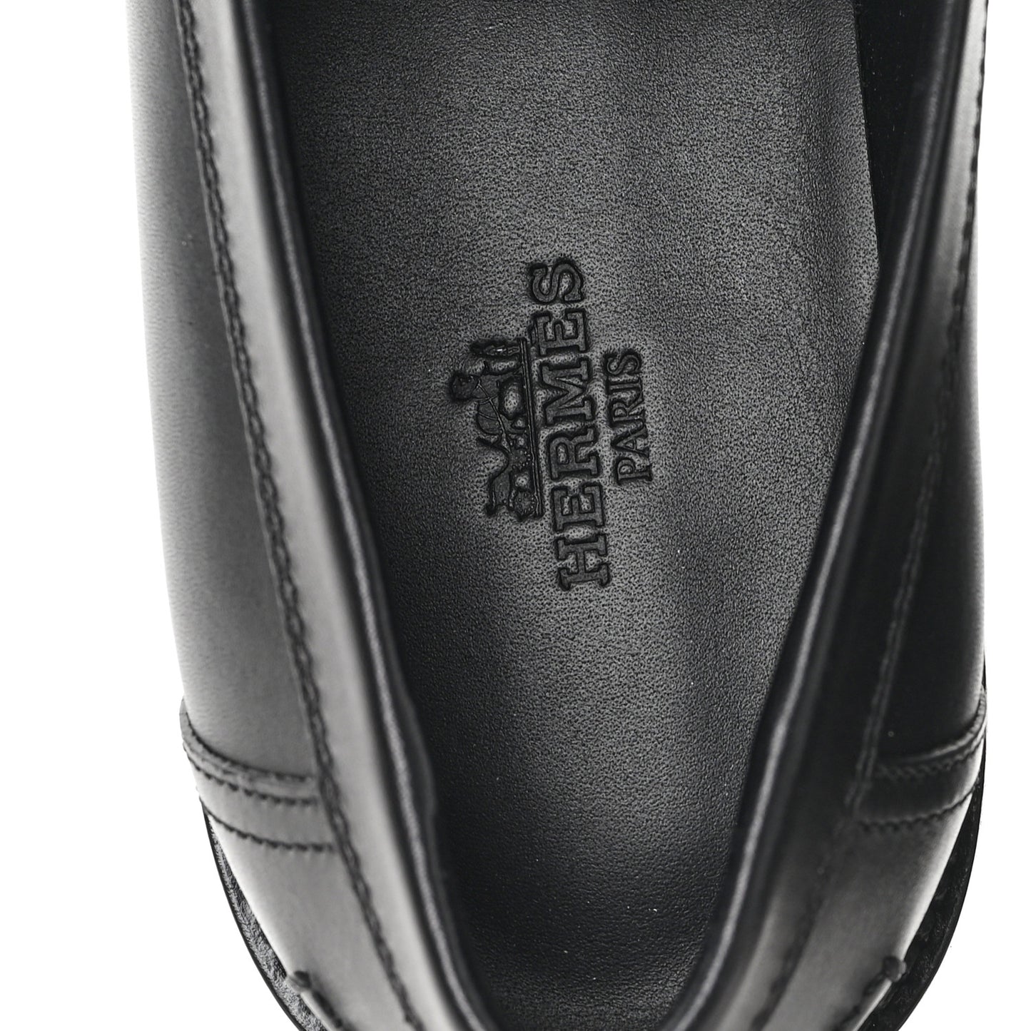 Calfskin Womens Hot Loafer 37 Black