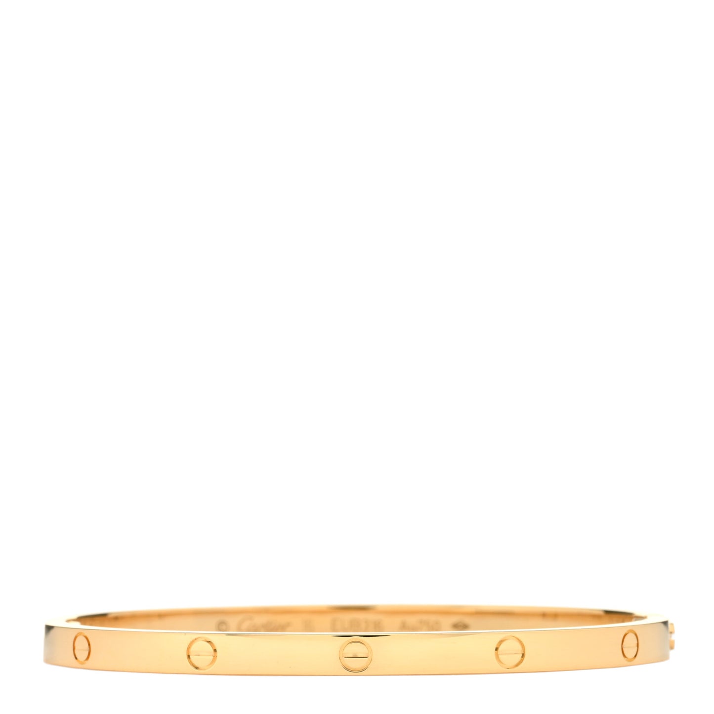 18K Yellow Gold Small LOVE Bracelet 16