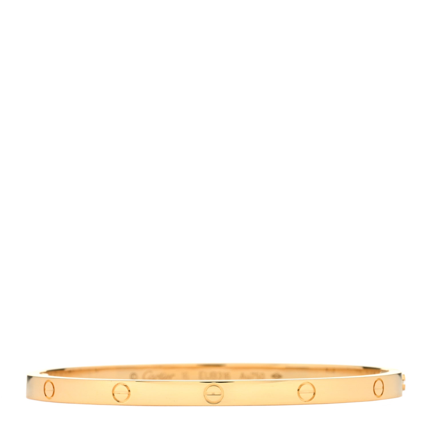 Cartier 18K Yellow Gold Small LOVE Bracelet 16 1 of 3