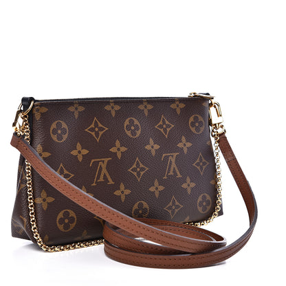 Louis Vuitton Monogram Pallas Clutch Black 2 of 10