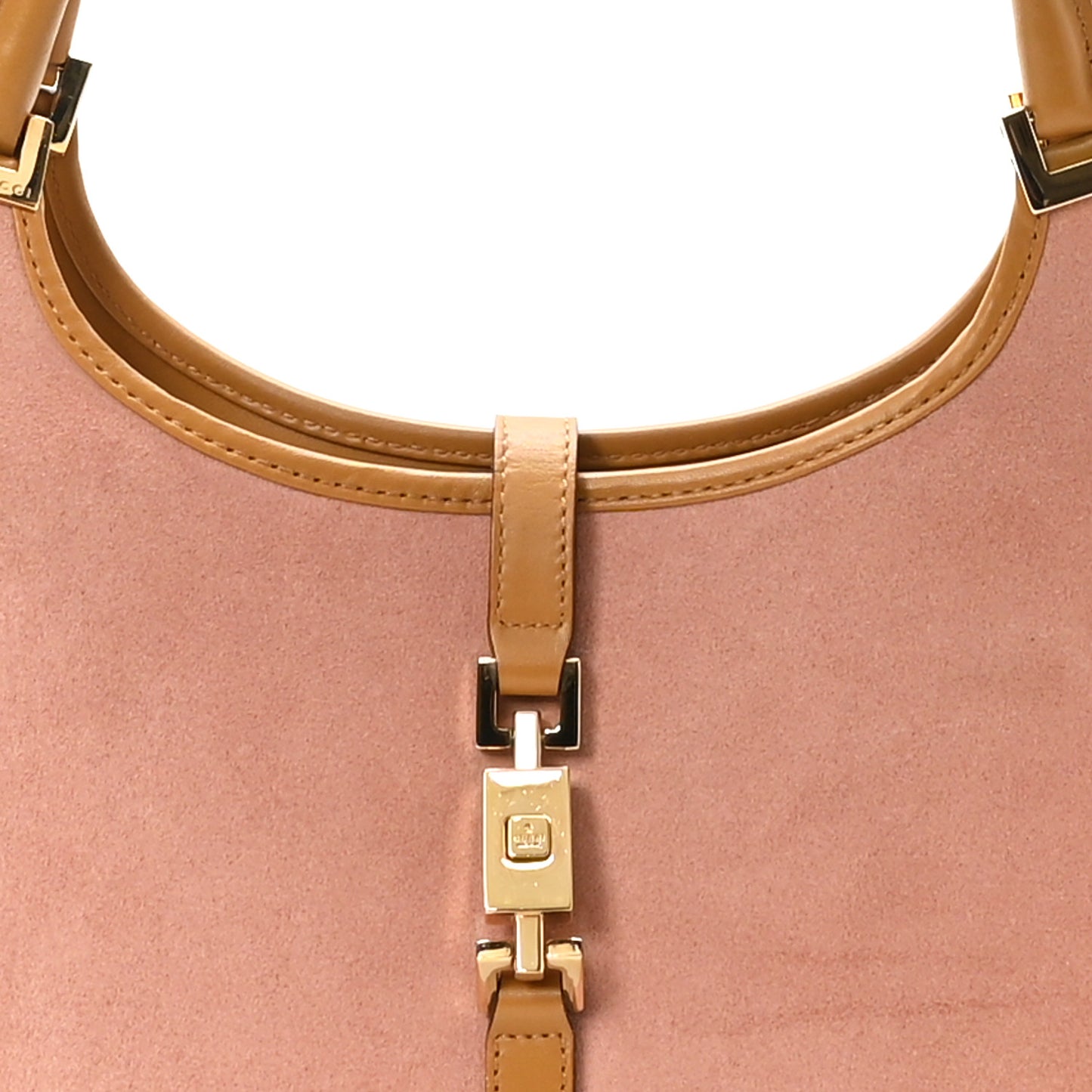 Suede Bardot Shoulder Bag Pink