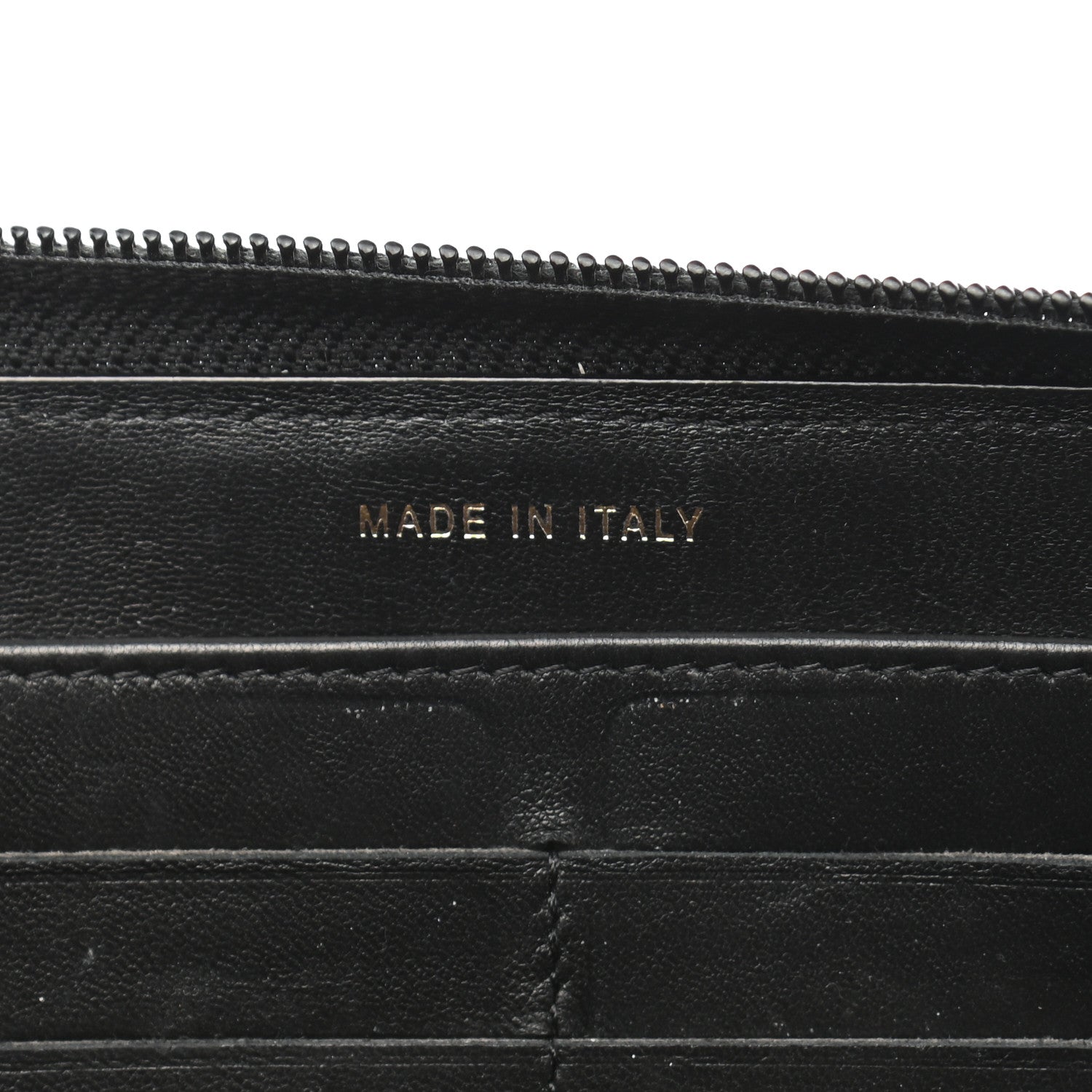 Chanel Lambskin Quilted Boy Zip Around Wallet Black 7 of 10