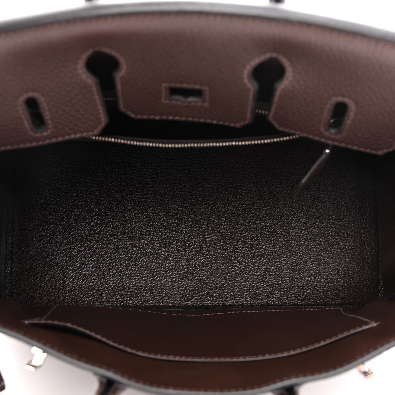 Hermes Togo Birkin 25 Chocolate 4 of 10