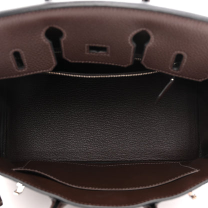 Hermes Togo Birkin 25 Chocolate 4 of 10