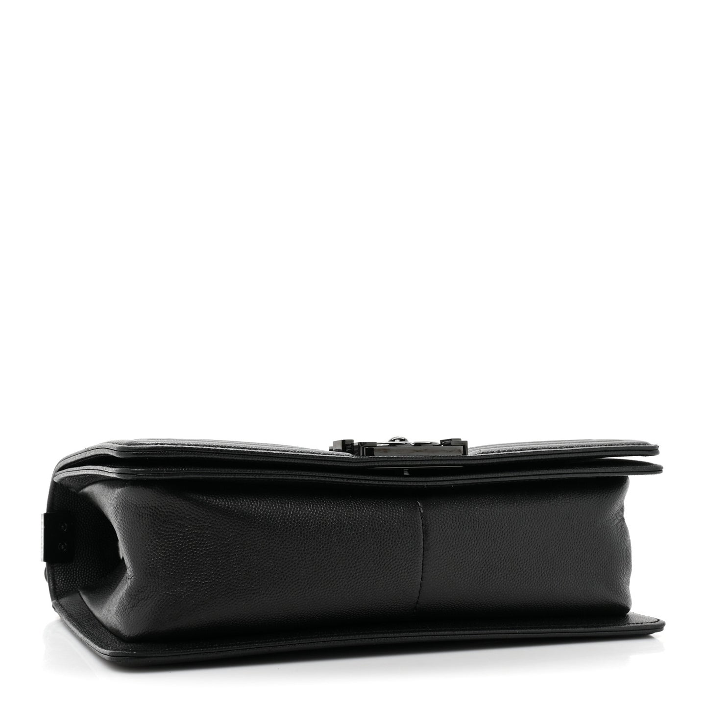 Caviar Quilted Medium Boy Flap So Black