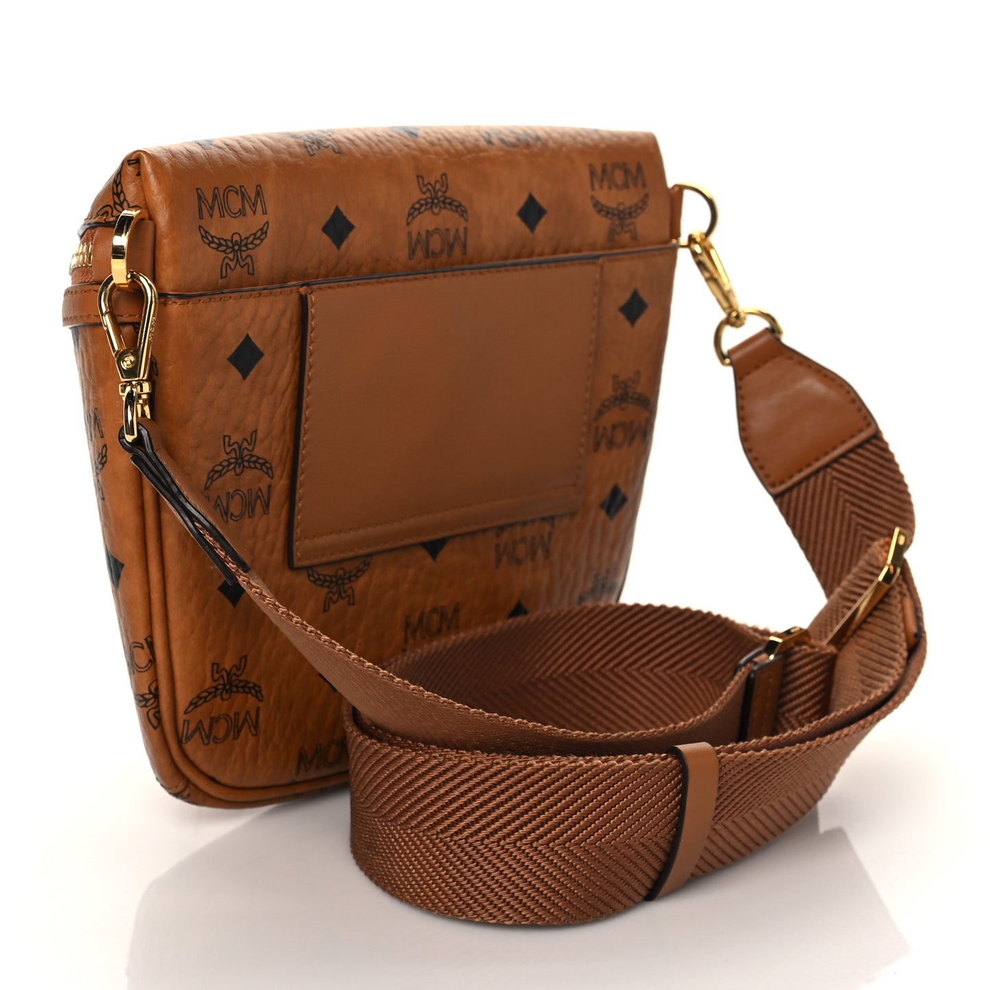 Visetos Small Aren Crossbody Bag Cognac
