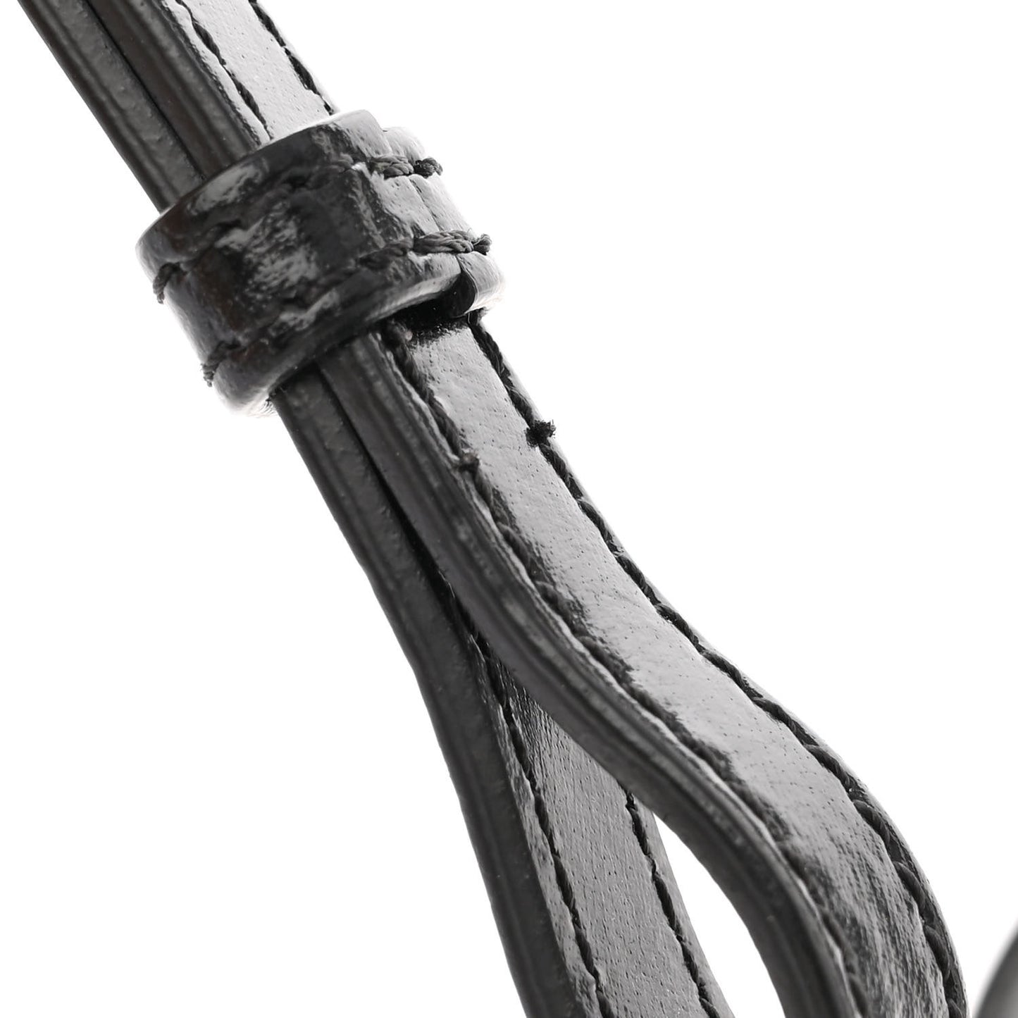 Shiny Lord Calfskin Mini Antigona Black