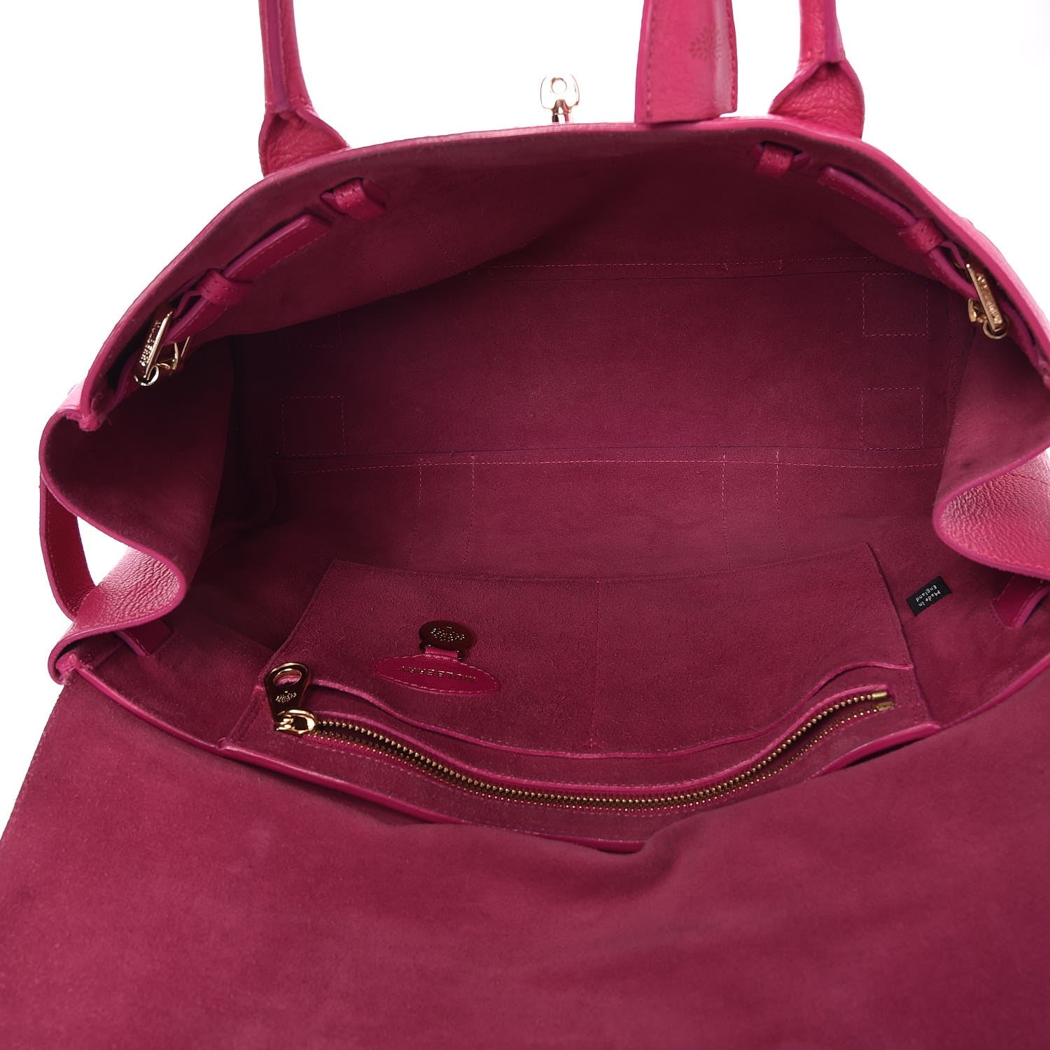 Mulberry Spongy Pebbled Calfskin Bayswater Hot Fuchsia 5 of 11
