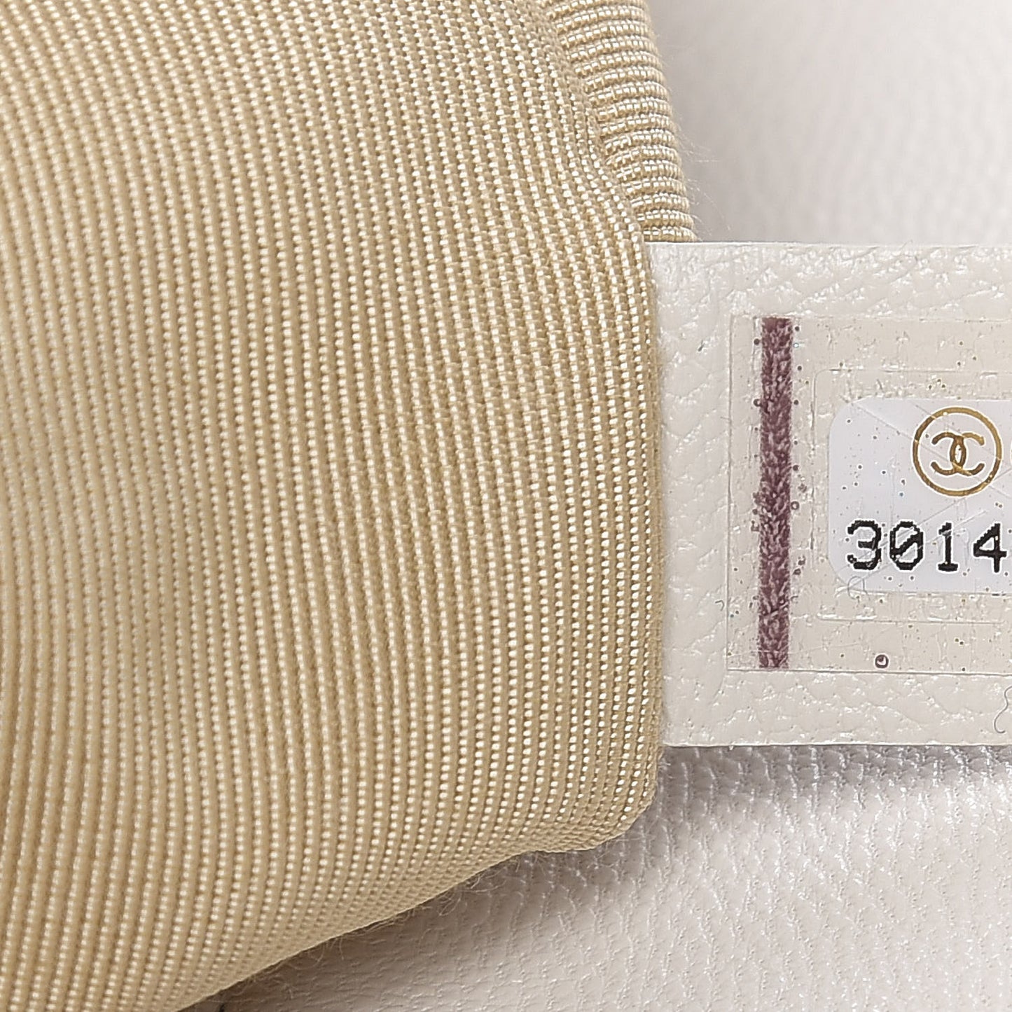 Goatskin Quilted Large 19 Flap White