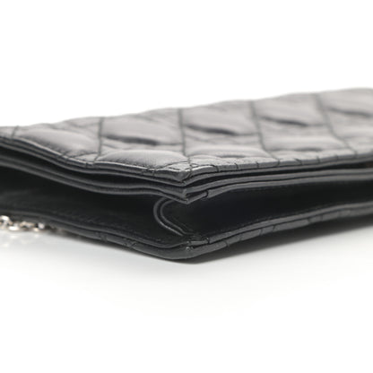Christian Dior Lambskin Cannage Lady Dior Convertible Clutch Black 9 of 14