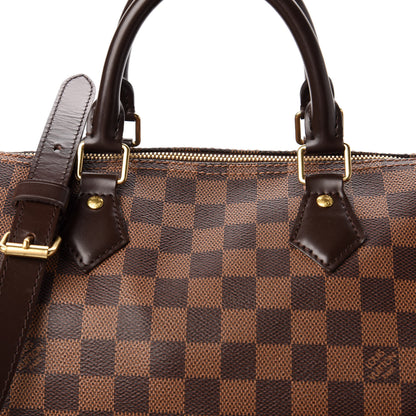 Louis Vuitton Damier Ebene Speedy Bandouliere 35 10 of 10