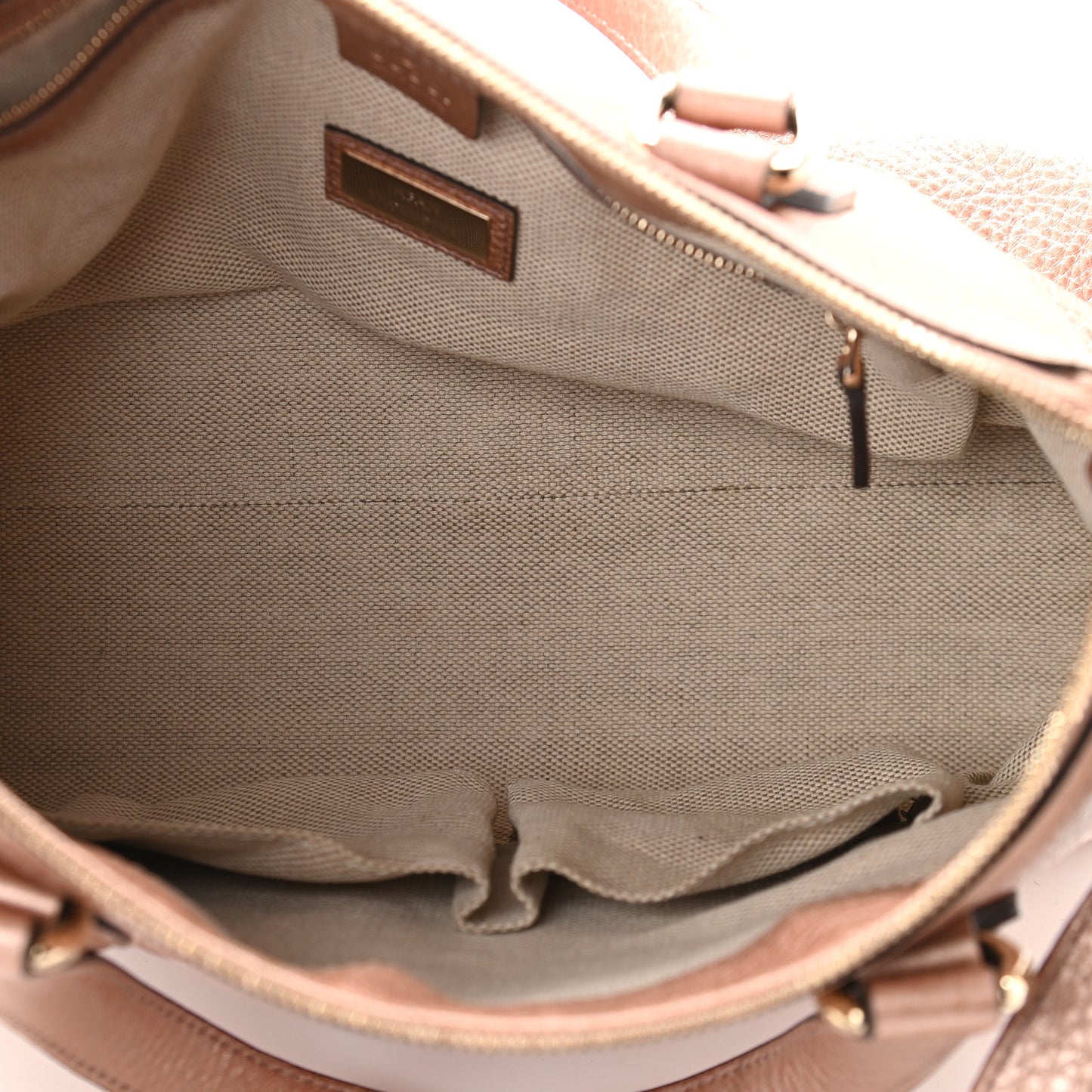 Metallic Cellarius Calfskin Small Soho Top Handle Satchel Pink
