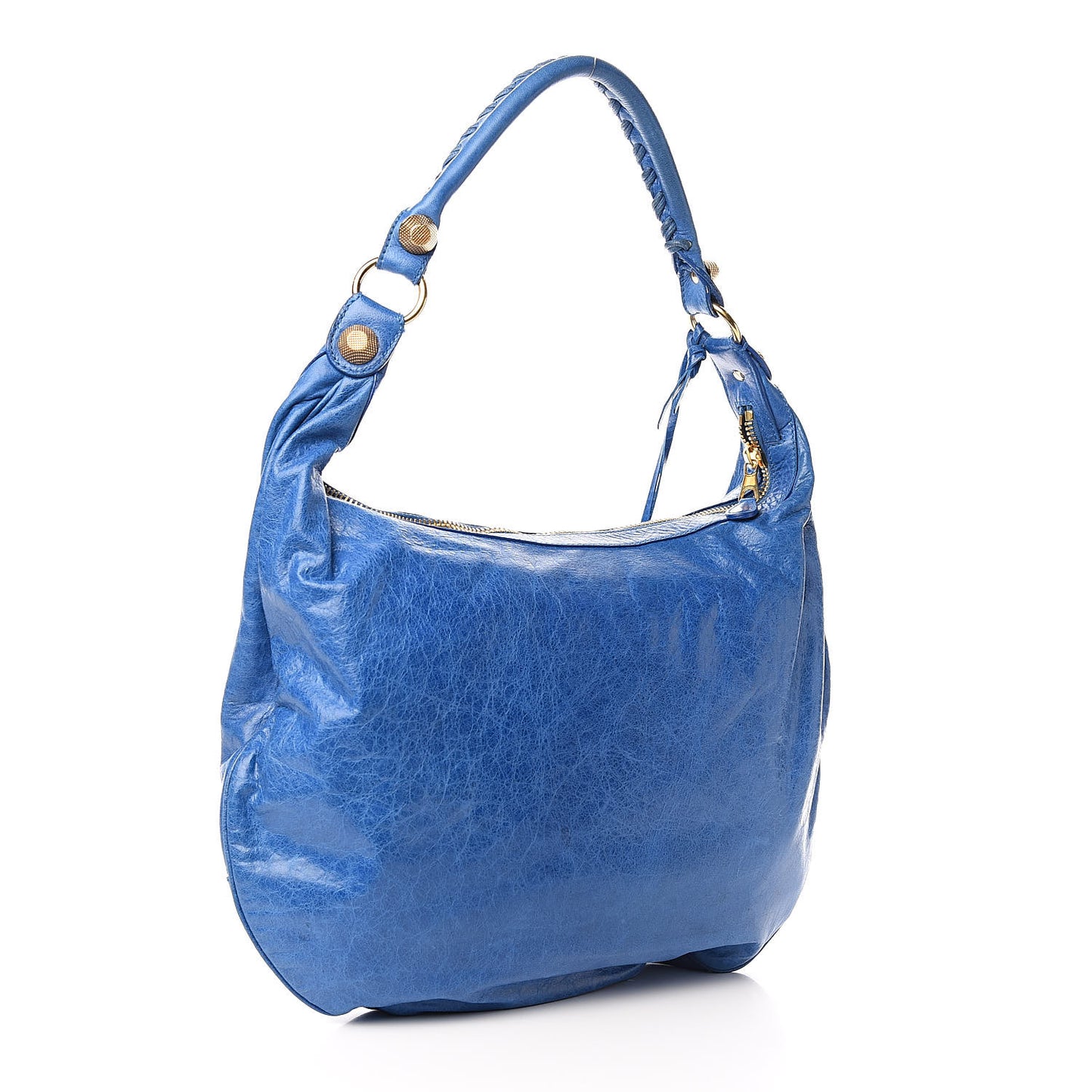Chevre Giant 21 Gold Hardware Hobo French Bleu