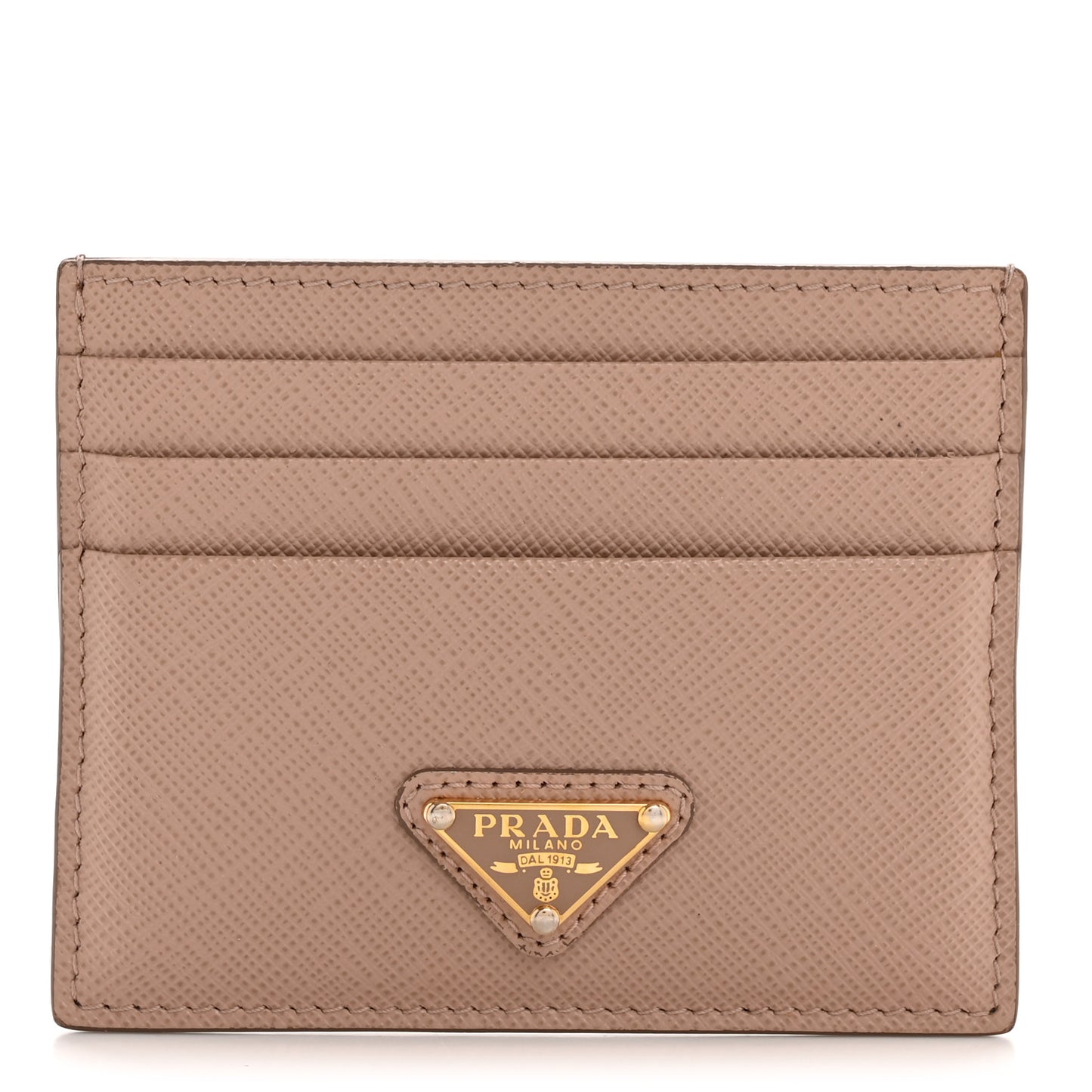 Saffiano Triangle Card Holder Cipria