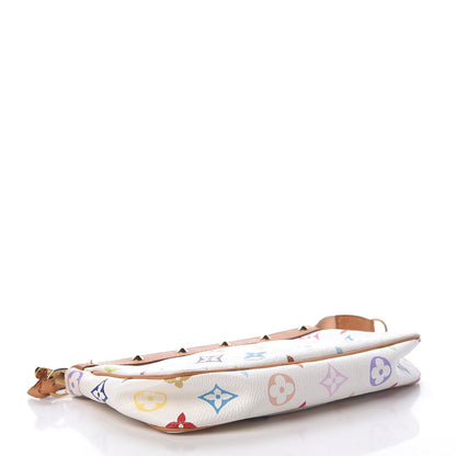 Louis Vuitton Monogram Multicolor Pochette Accessories White 4 of 14