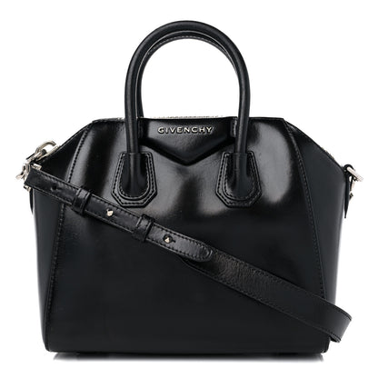 Givenchy Shiny Lord Calfskin Mini Antigona Black 1 of 16