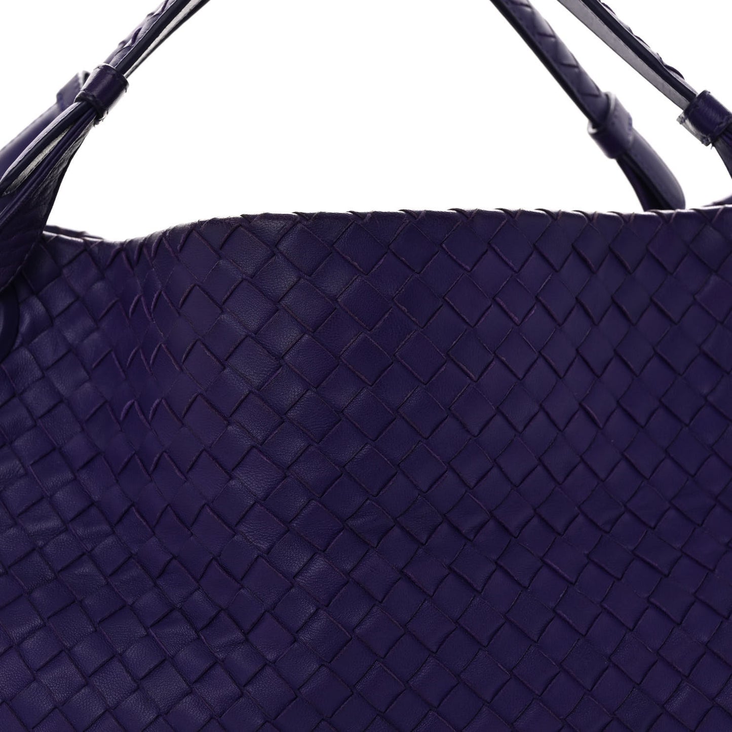 Nappa Intrecciato Bella Tote Purple