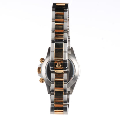 Rolex Stainless Steel 18K Yellow Gold Mother of Pearl 40mm Oyster Perpetual Cosmograph Daytona Watch 116523 4 of 9