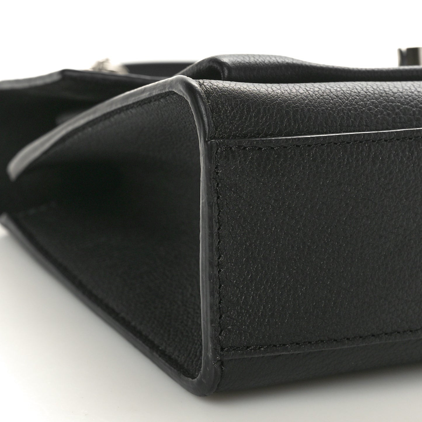 Soft Calfskin Mylockme Chain Bag BB Black