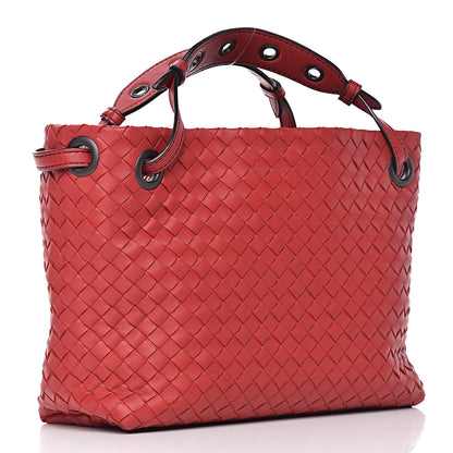 Bottega Veneta Nappa Intrecciato Small Bella Tote Red 4 of 12