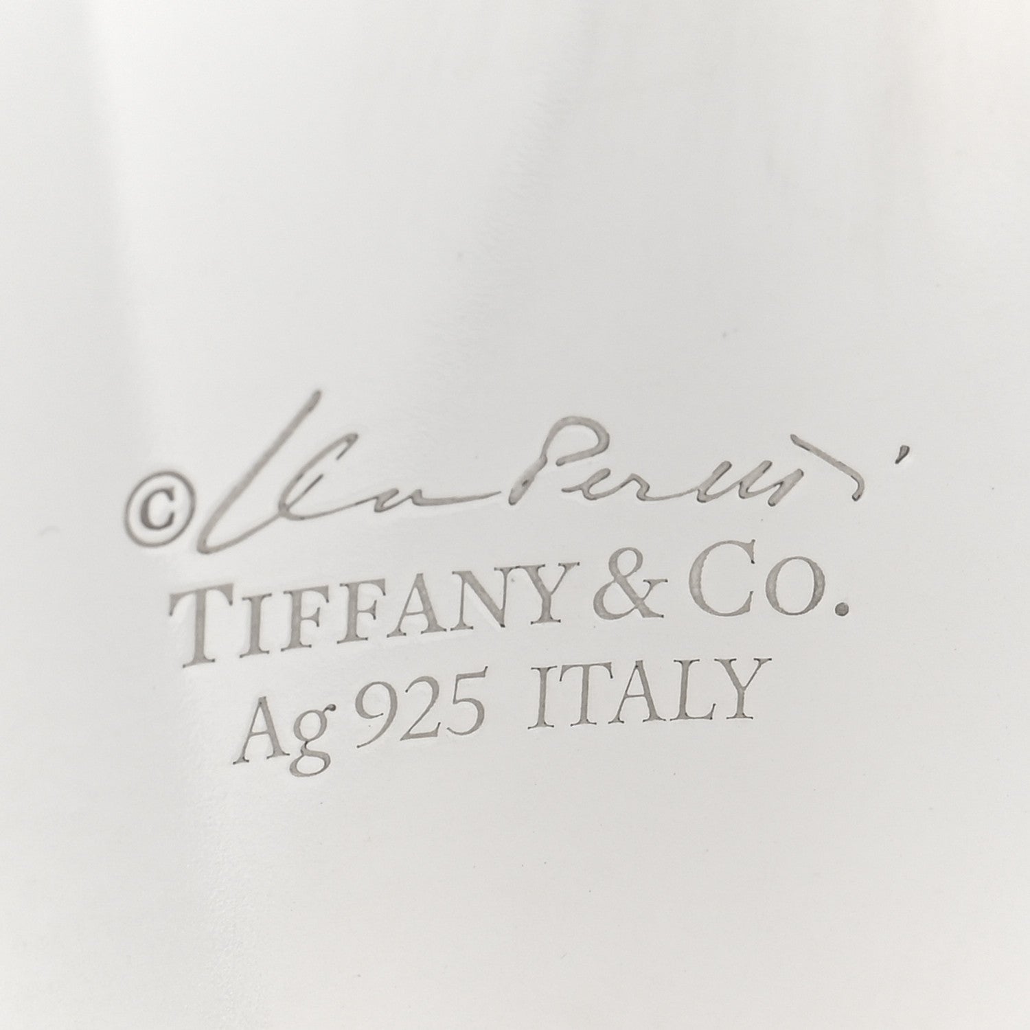 Tiffany Sterling Silver Small Elsa Peretti Right Wrist Bone Cuff Bracelet 3 of 4