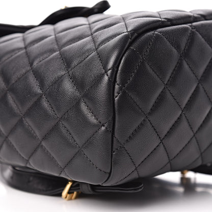 Chanel Lambskin Quilted Mini Urban Spirit Backpack Black 8 of 11