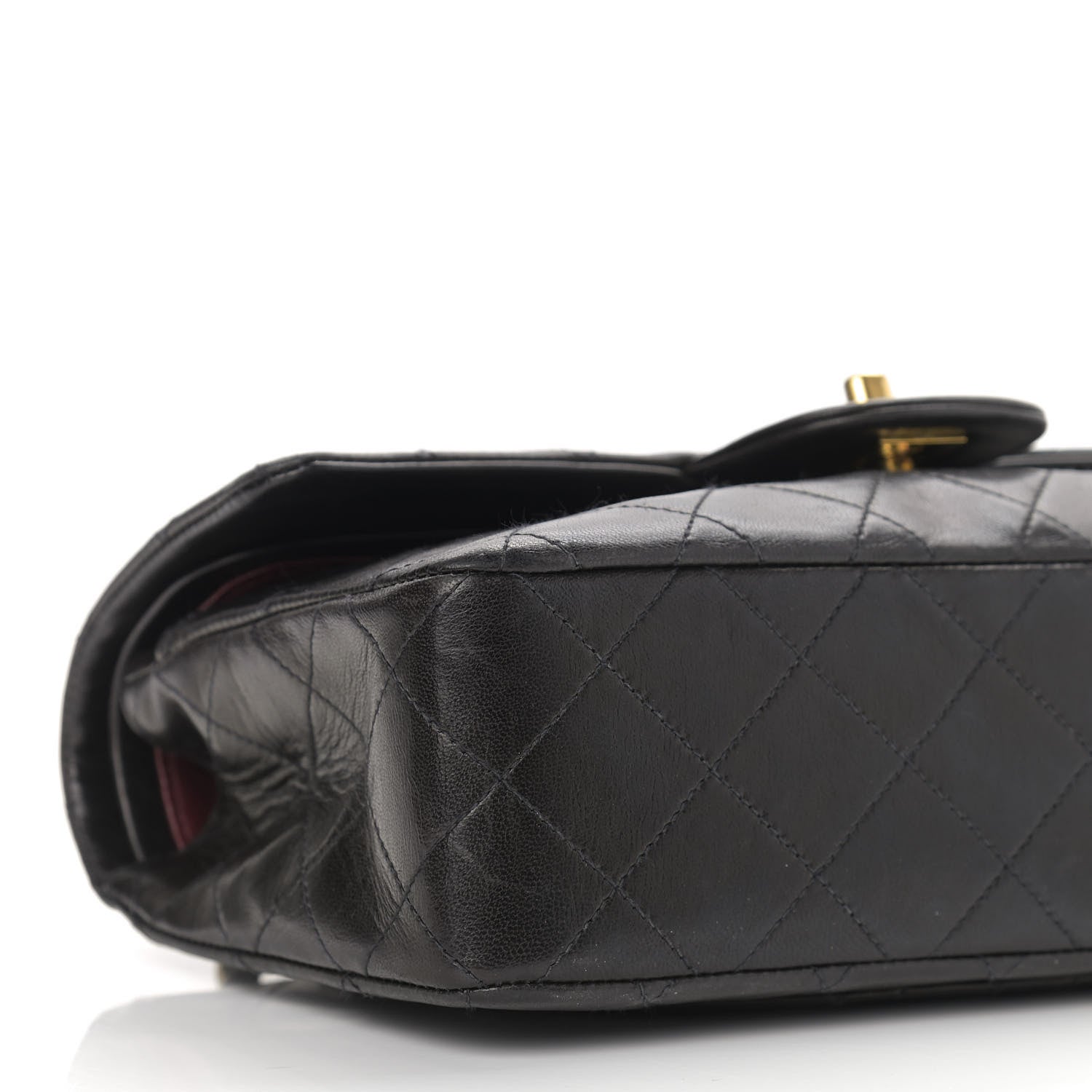 Chanel Lambskin Quilted Small Double Flap Black 15 of 17