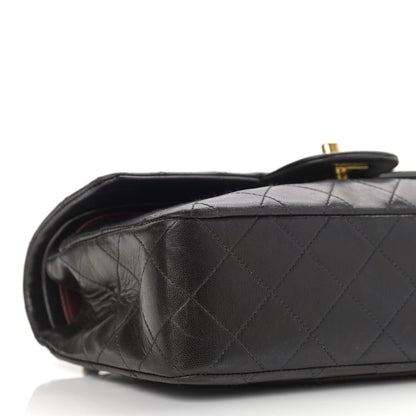 Chanel Lambskin Quilted Small Double Flap Black 15 of 17
