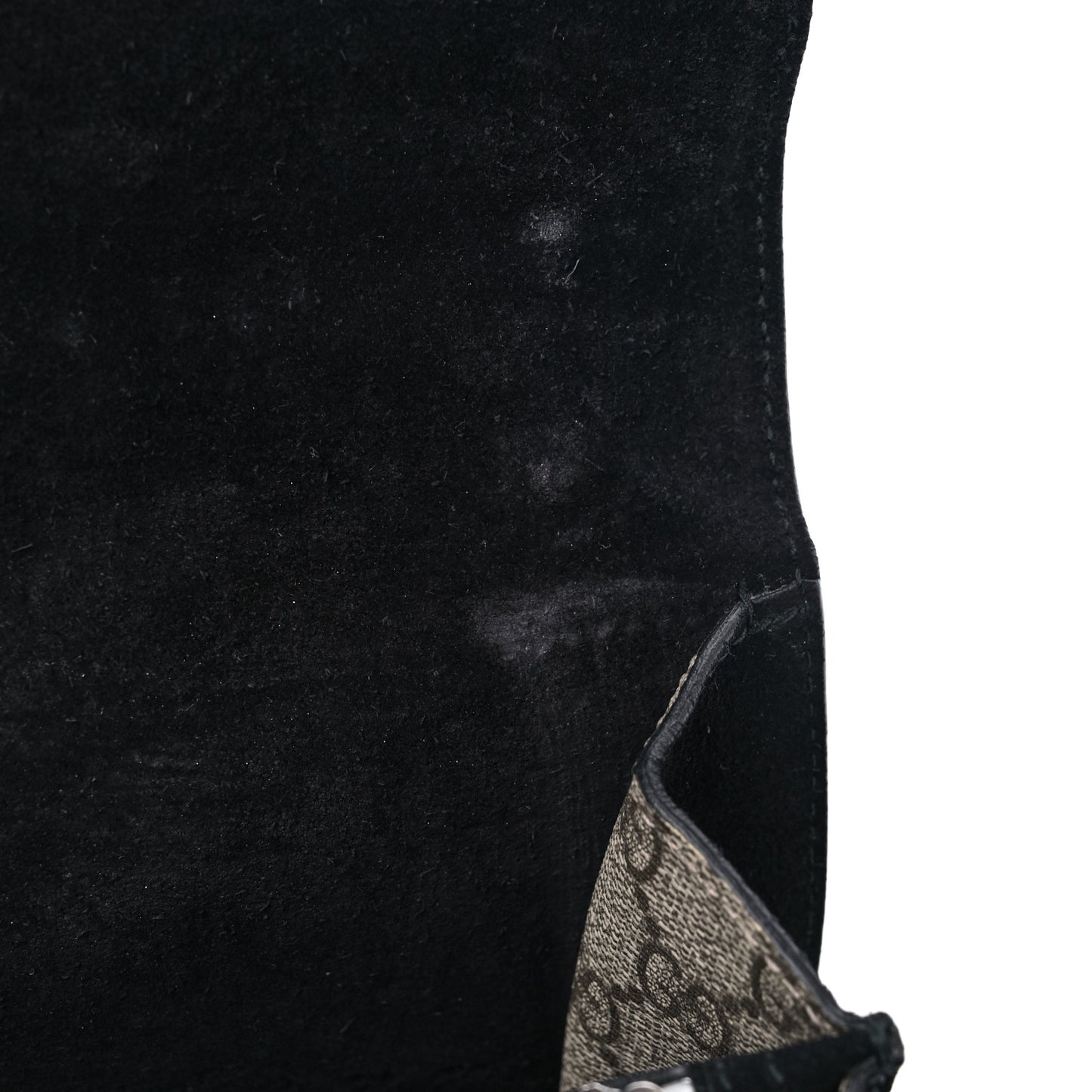 GG Supreme Monogram Small Dionysus Shoulder Bag Black