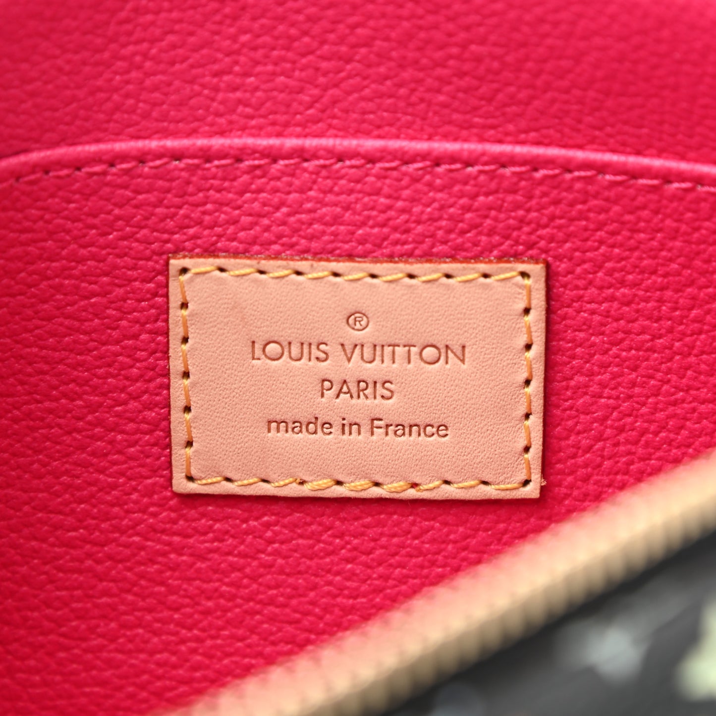 Monogram Multicolor Cosmetic Pouch Black Grenade