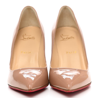Christian Louboutin Patent Pigalle Follies 85 Pumps 38.5 Nude 2 of 10