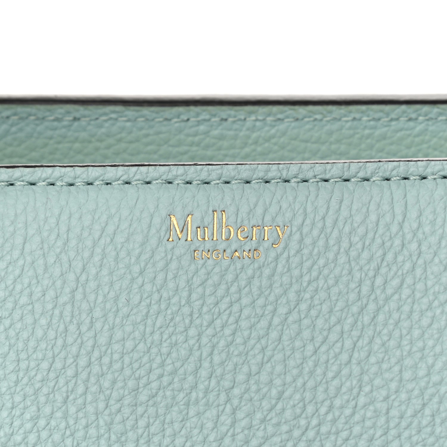 Mulberry Small Classic Grain Small Bayswater Zip Tote Light Antique Blue 10 of 12