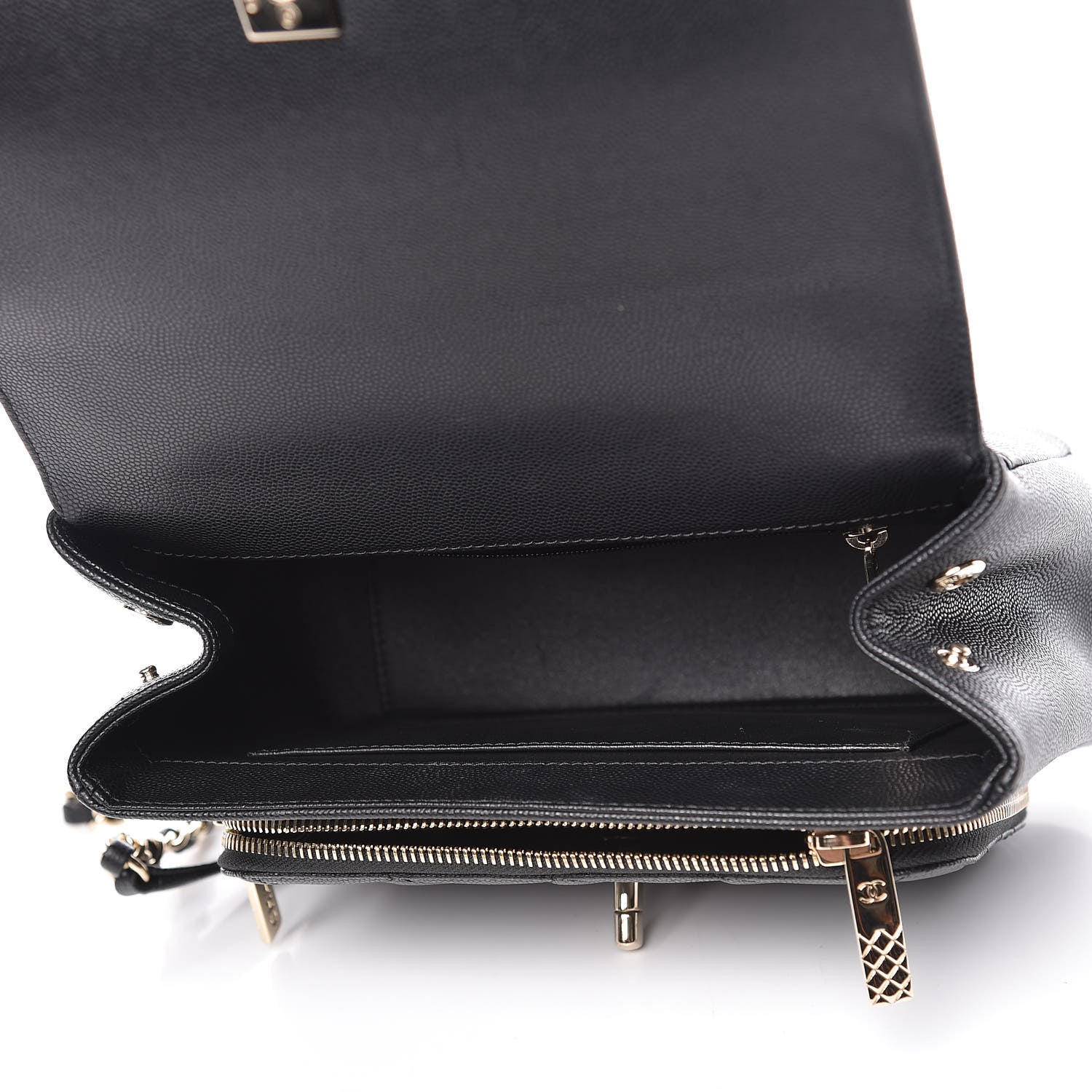 Chanel Caviar Quilted Medium Business Affinity Flap Black 7 of 10