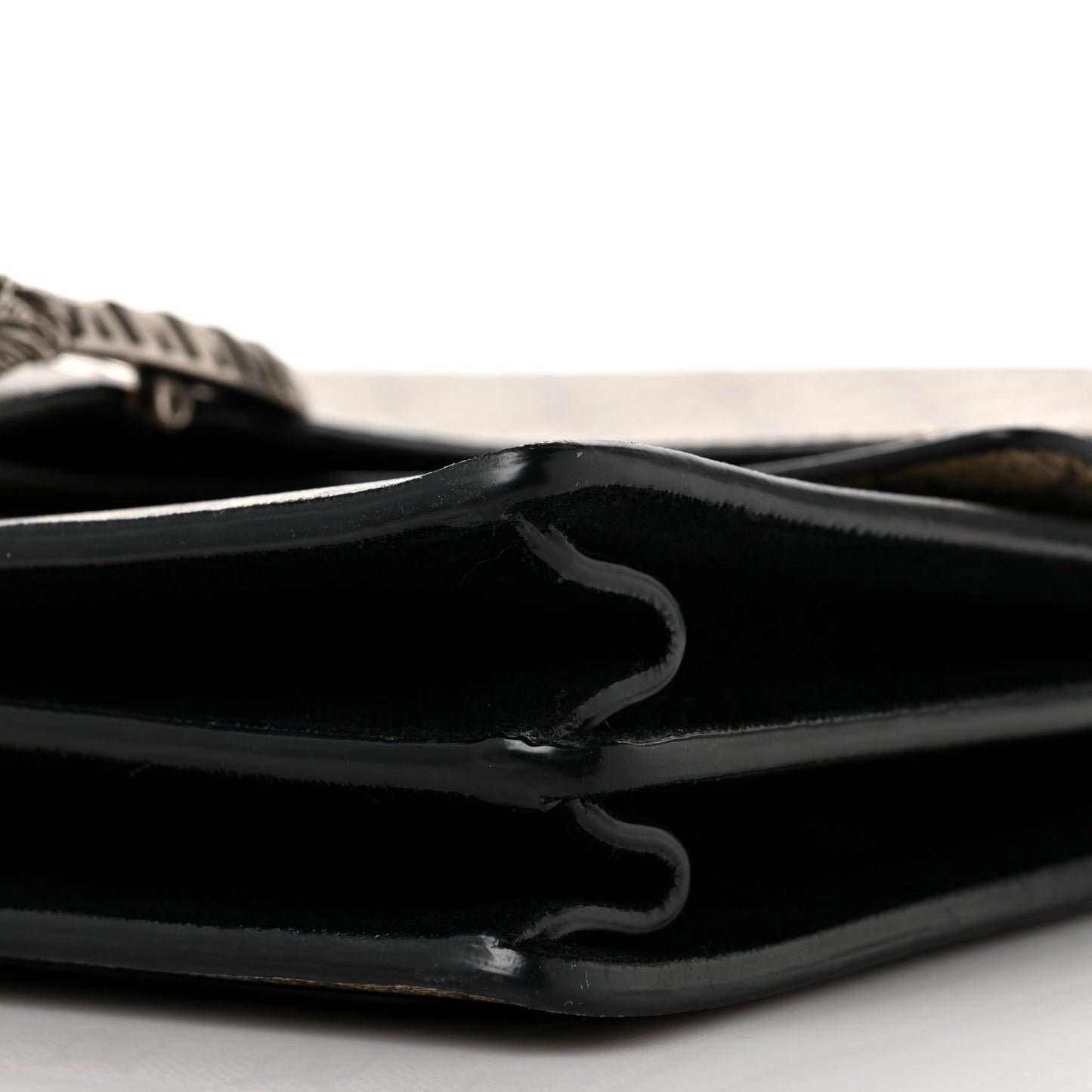 GG Supreme Monogram Medium Dionysus Shoulder Bag Black