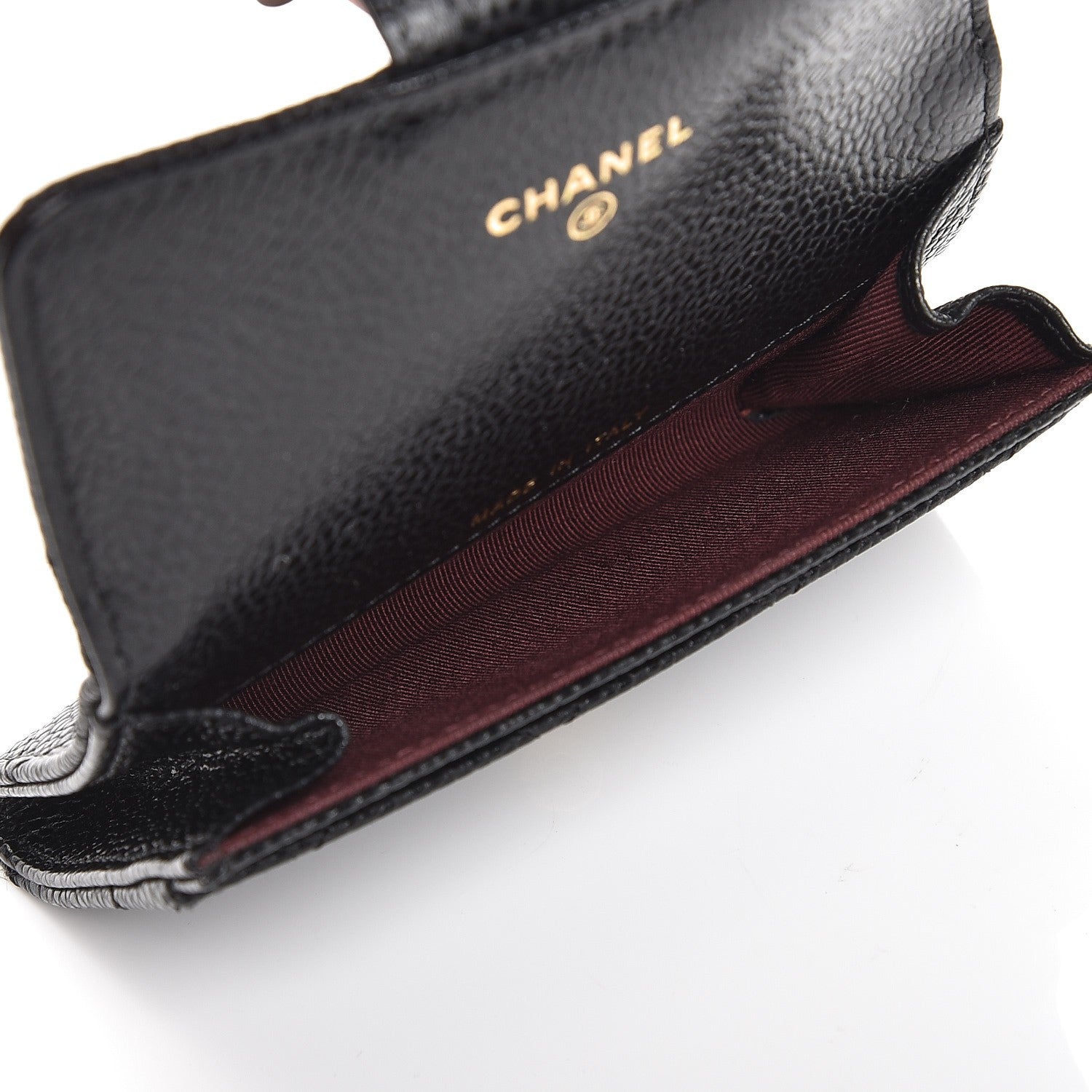 Chanel Caviar Quilted Flap Card Holder Black 5 of 8