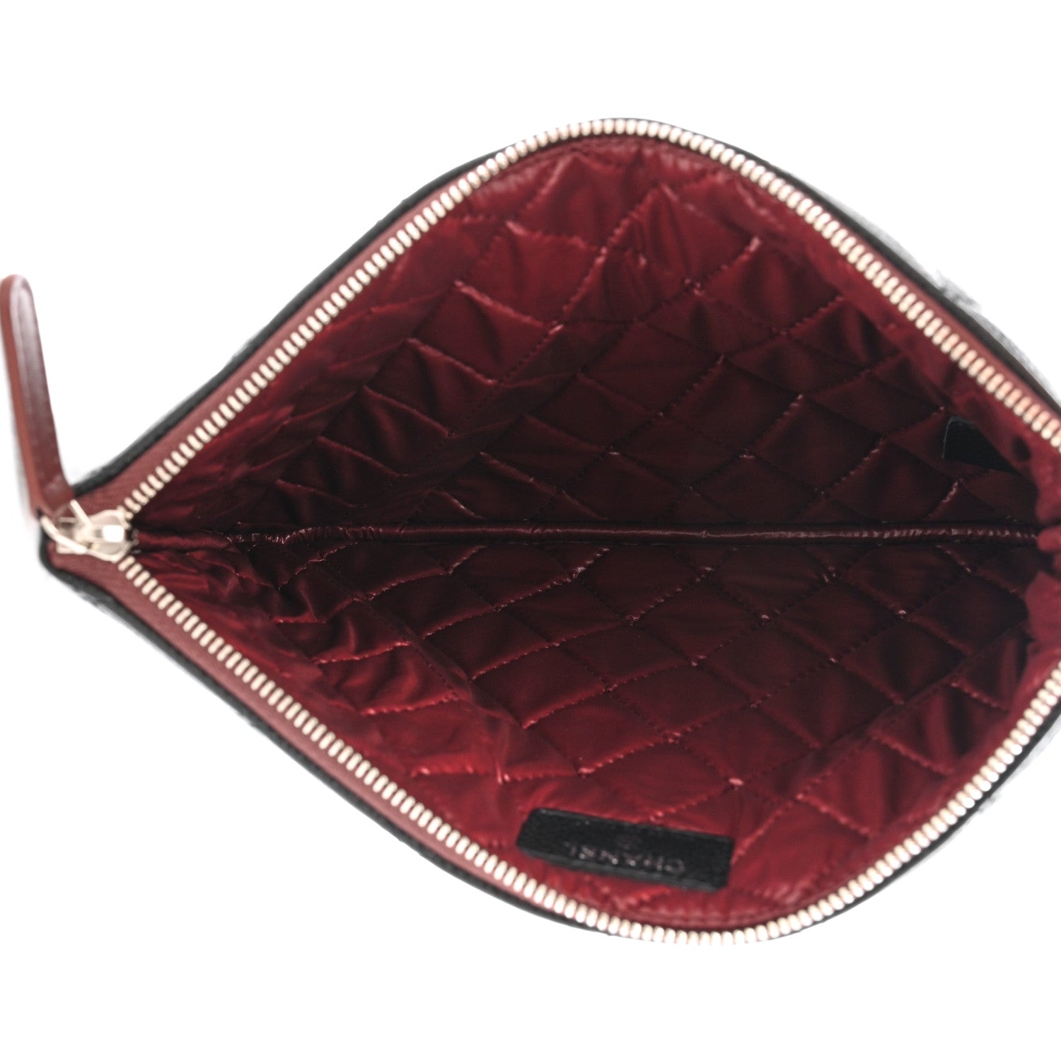 Chanel Caviar Quilted Medium Cosmetic Case Black 5 of 7