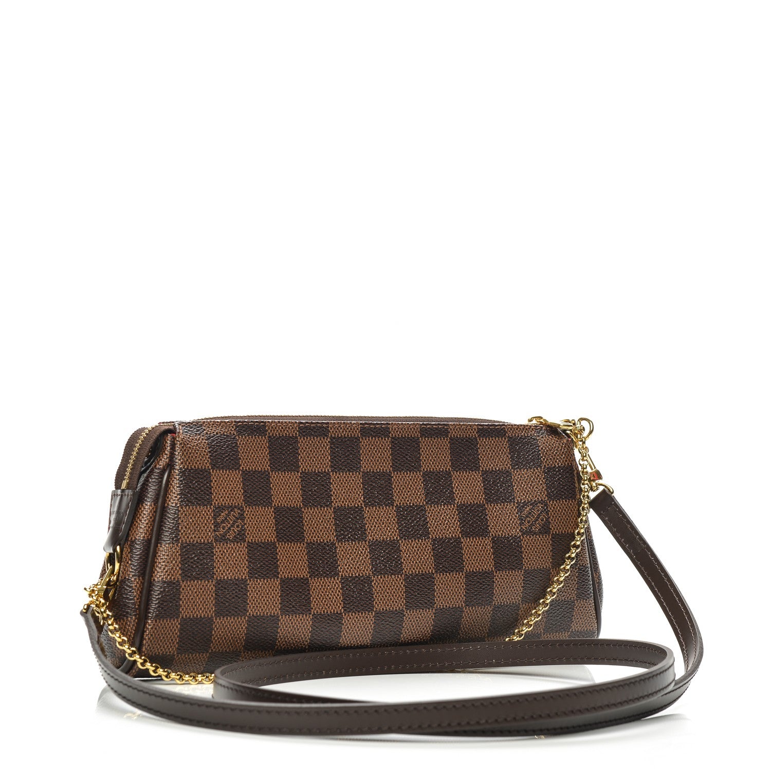 Louis Vuitton Damier Ebene Eva Clutch 3 of 7