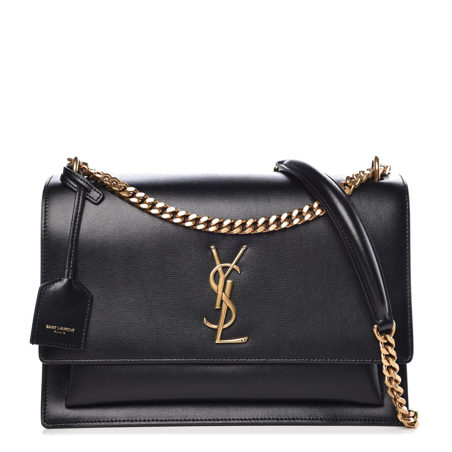 Calfskin Large Monogram Sunset Black