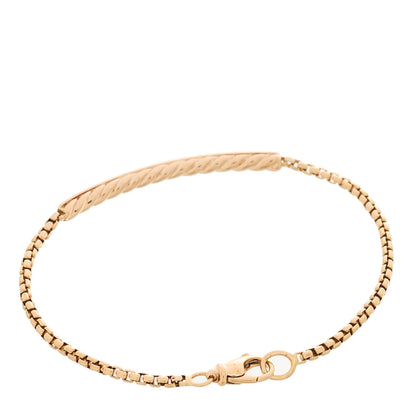 David Yurman 18K Rose Gold Cognac Diamond Petite Pave Bar Bracelet 2 of 3