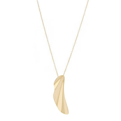 Tiffany 18K Yellow Gold Elsa Peretti High Tide Necklace 1 of 5