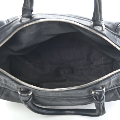 Chanel Calfskin Round Bowling Bag Black 4 of 10