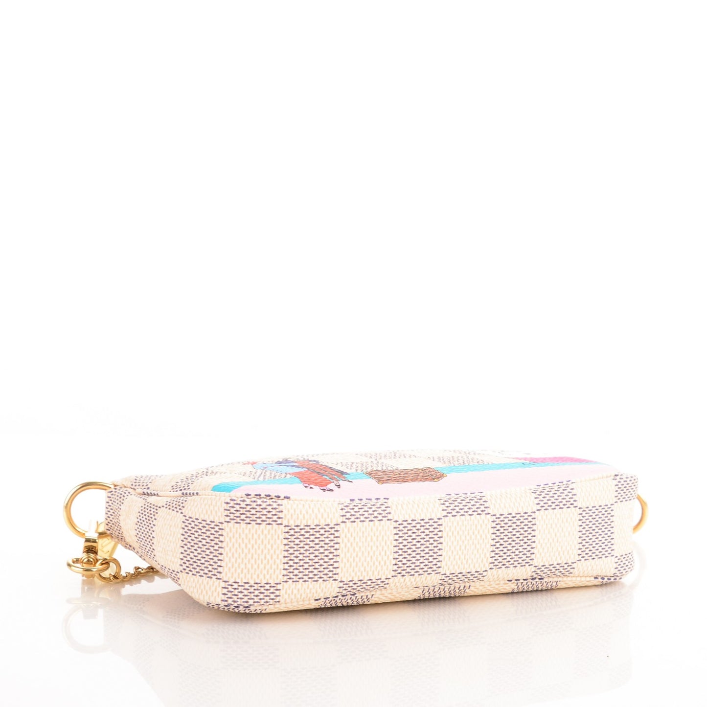 Damier Azur 2016 Christmas Animation Mini Pochette Accessories
